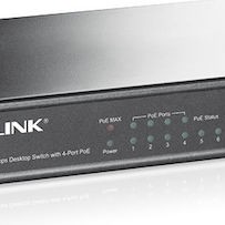 TP-LINK TL-SF1008P v4 Unmanaged L2 PoE Switch με 8 Θύρες Ethernet