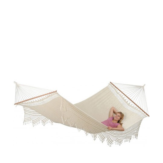 Amazonas Palacio Αιώρα King Size Υφασμάτινη Εκρού 240x160εκ.