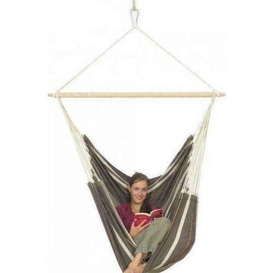 Amazonas Brasil Gigante Αιώρα-Κάθισμα Υφασμάτινη Cafe 200x140x140εκ.