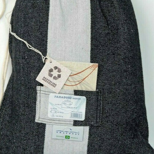 Amazonas Paradiso Αιώρα King Size Υφασμάτινη Silver 250x175εκ.