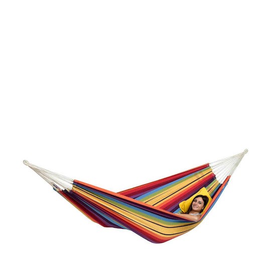 Amazonas Barbados Αιώρα Διπλή Υφασμάτινη Rainbow 230x150εκ.