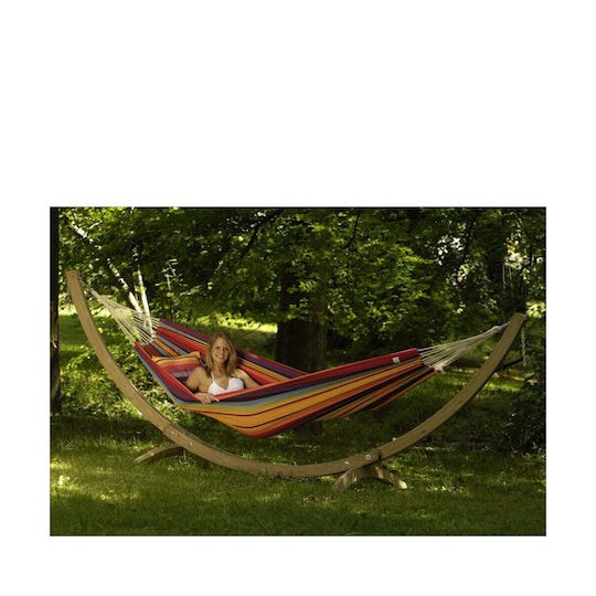 Amazonas Barbados Αιώρα Διπλή Υφασμάτινη Rainbow 230x150εκ.