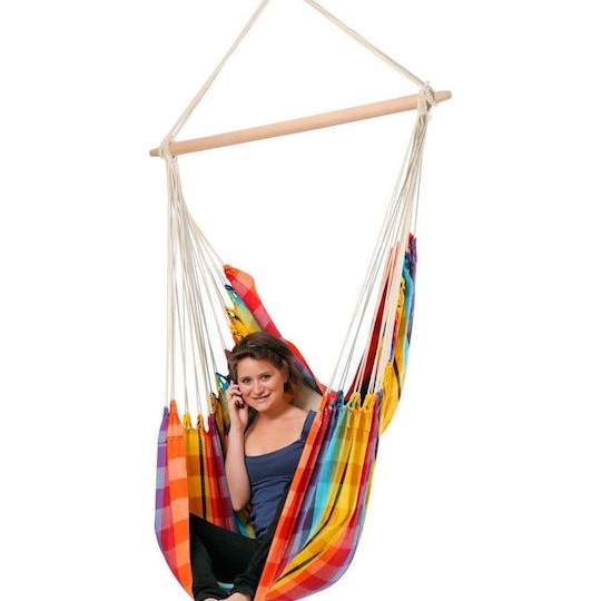 Amazonas Brasil Αιώρα-Κάθισμα Υφασμάτινη Rainbow 160x130εκ.