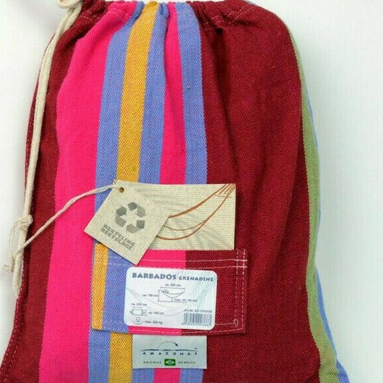 Amazonas Barbados Αιώρα Διπλή Υφασμάτινη Grenadine 230x150εκ.
