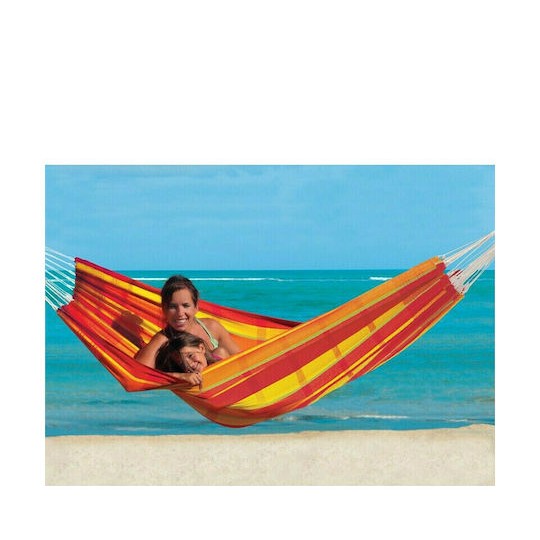 Amazonas Barbados Αιώρα Διπλή Υφασμάτινη Papaya 230x150εκ.