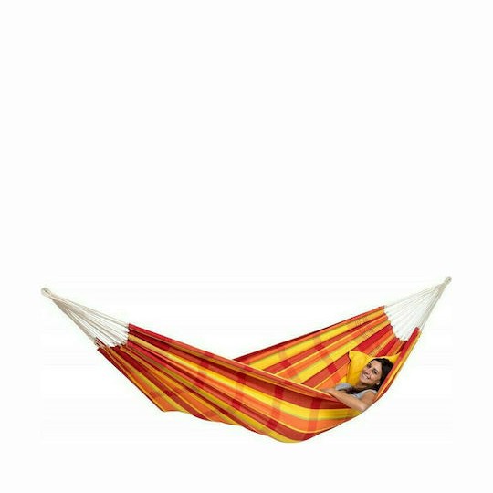 Amazonas Barbados Αιώρα Διπλή Υφασμάτινη Papaya 230x150εκ.