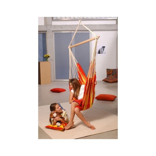 Amazonas Brasil Αιώρα-Κάθισμα Υφασμάτινη Papaya 160x130εκ.