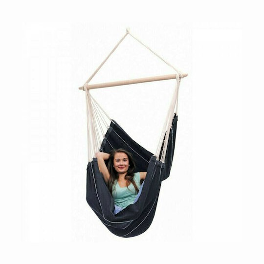 Amazonas Brasil Αιώρα-Κάθισμα Υφασμάτινη Black 160x160x130εκ.