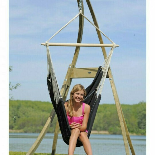 Amazonas Brasil Αιώρα-Κάθισμα Υφασμάτινη Black 160x160x130εκ.