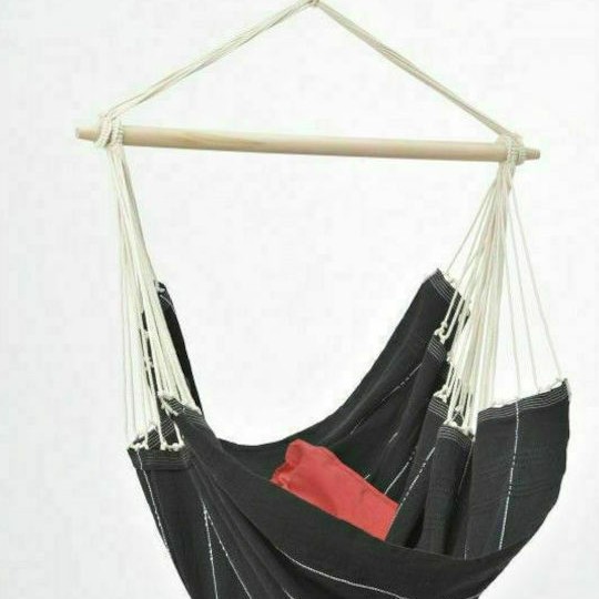 Amazonas Brasil Αιώρα-Κάθισμα Υφασμάτινη Black 160x160x130εκ.