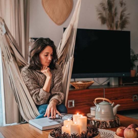 Amazonas Brasil Αιώρα-Κάθισμα Υφασμάτινη Cappuccino 160x130εκ.