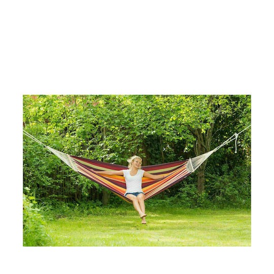 Amazonas Brasilia Αιώρα Διπλή Υφασμάτινη Tropical 210x140εκ.