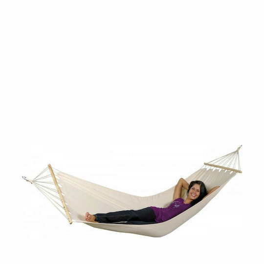 Amazonas Tobago Αιώρα Υφασμάτινη Εκρού 200x80εκ.