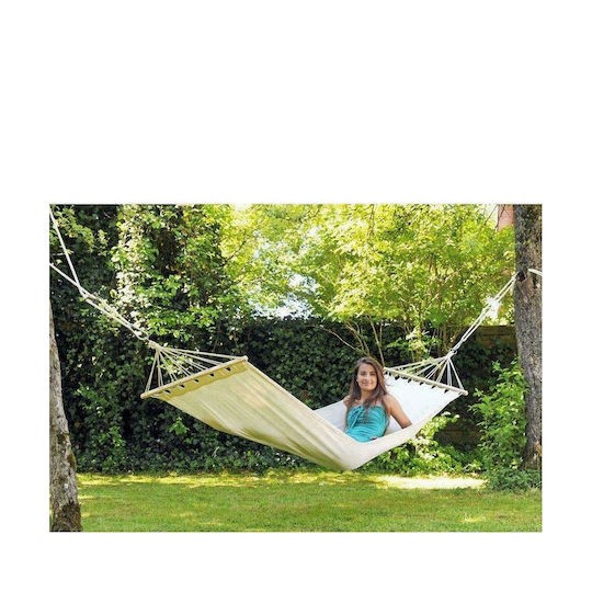 Amazonas Tobago Αιώρα Υφασμάτινη Εκρού 200x80εκ.