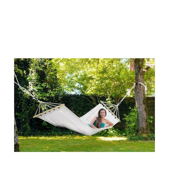 Amazonas Tobago Αιώρα Υφασμάτινη Εκρού 200x80εκ.