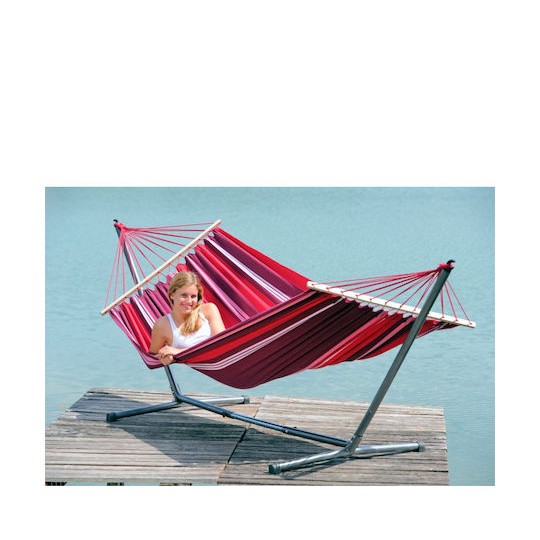 Amazonas Samba Αιώρα Διπλή Υφασμάτινη Fuego 210x140x140εκ.