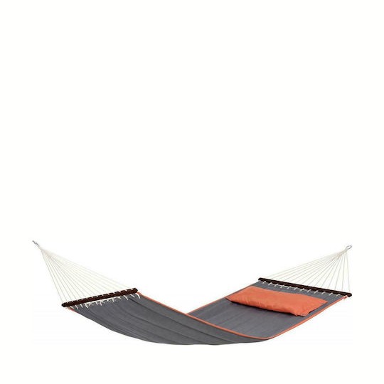 Amazonas American Dream Αιώρα Διπλή Υφασμάτινη Grey 200x120εκ.