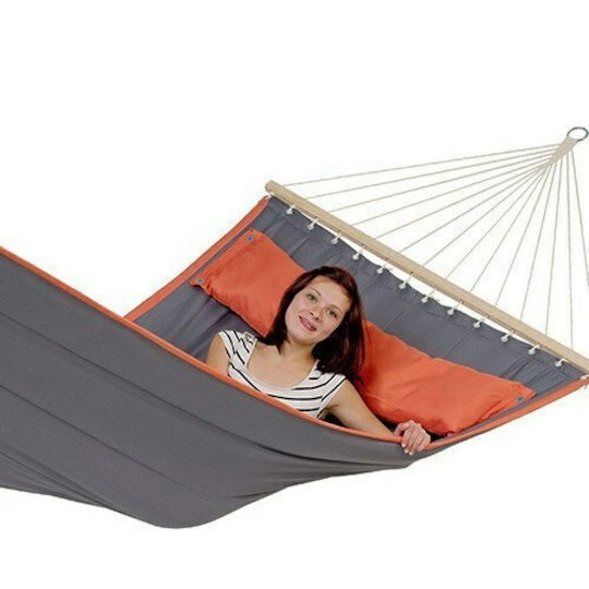 Amazonas American Dream Αιώρα Διπλή Υφασμάτινη Grey 200x120εκ.