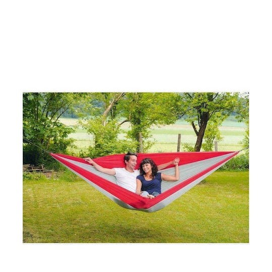 Amazonas Silk Traveller XXL Αιώρα Αλεξίπτωτο King Size Υφασμάτινη Γκρι 320x230εκ.