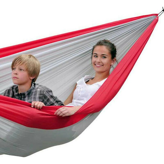 Amazonas Silk Traveller XXL Αιώρα Αλεξίπτωτο King Size Υφασμάτινη Γκρι 320x230εκ.