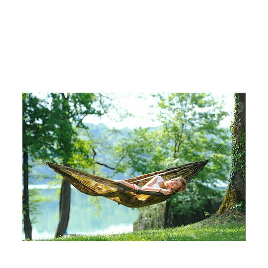 Amazonas Travel Set Αιώρα Αλεξίπτωτο Υφασμάτινη Camouflage 275x140x140εκ.