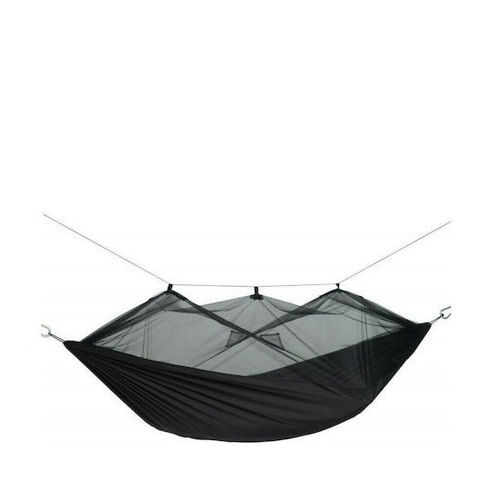 Amazonas Moskito Traveller Extreme Αιώρα Αλεξίπτωτο Υφασμάτινη Μαύρη 275x140x140εκ.