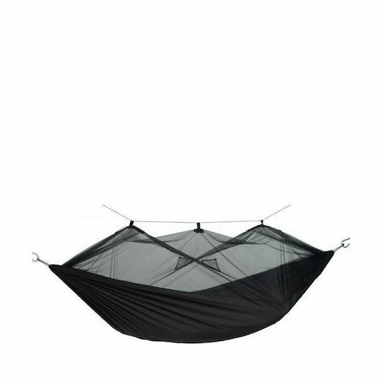 Amazonas Moskito Traveller Extreme Αιώρα Αλεξίπτωτο Υφασμάτινη Μαύρη 275x140x140εκ.