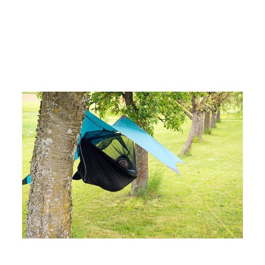 Amazonas Moskito Traveller Extreme Αιώρα Αλεξίπτωτο Υφασμάτινη Μαύρη 275x140x140εκ.