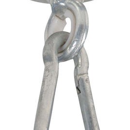 Amazonas Σετ Στήριξης Αιώρας 1τμχ Ασημί