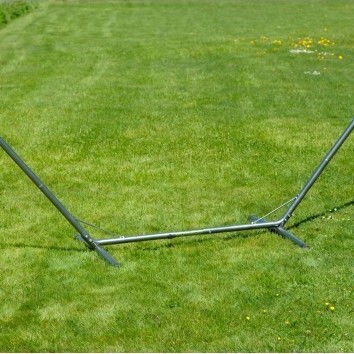 Amazonas Sumo Grande Βάση Αιώρας από Μέταλλο σε Ασημί Χρώμα 380x132x107cm