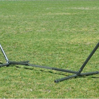 Amazonas Sumo Rockstone Βάση Αιώρας από Μέταλλο σε Ασημί Χρώμα 330x105x110cm