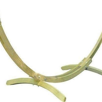 Amazonas Olymp Βάση Αιώρας από Ξύλο σε Μπεζ Χρώμα 395x143x145cm