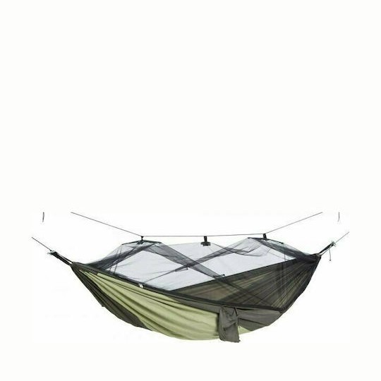 Amazonas Moskito Traveller Thermo Αιώρα Αλεξίπτωτο Υφασμάτινη Πράσινη 275x140x140εκ.