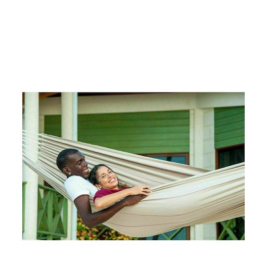 Amazonas Arte Αιώρα Διπλή Υφασμάτινη Sand 230x150εκ.