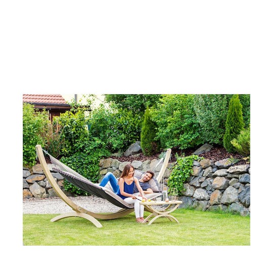 Amazonas Fat Αιώρα Διπλή Υφασμάτινη Taupe 237x146εκ.