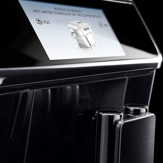 De'Longhi ECAM 656.75.MS Αυτόματη Μηχανή Espresso 1450W Πίεσης 15bar για Cappuccino με Μύλο Άλεσης Ασημί