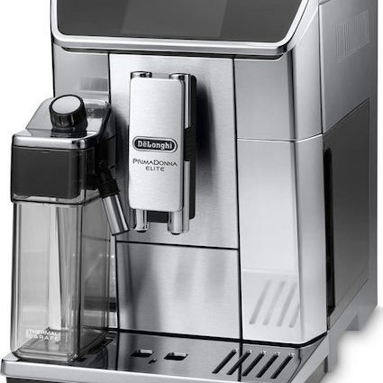 De'Longhi ECAM 656.75.MS Αυτόματη Μηχανή Espresso 1450W Πίεσης 15bar για Cappuccino με Μύλο Άλεσης Ασημί