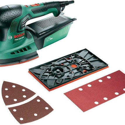 Bosch PSM 200 AES Πολυτριβείο 200W με Σύστημα Αναρρόφησης