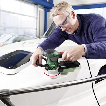 Bosch PEX 400 AE Έκκεντρο Τριβείο 125mm Ρεύματος 370W με Ρύθμιση Ταχύτητας και με Σύστημα Αναρρόφησης