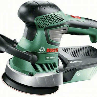Bosch PEX 400 AE Έκκεντρο Τριβείο 125mm Ρεύματος 370W με Ρύθμιση Ταχύτητας και με Σύστημα Αναρρόφησης