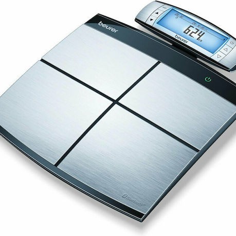 Beurer Smart Ζυγαριά 180kg με Λιπομετρητή & Bluetooth Ασημί 74812