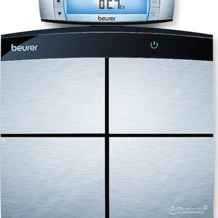 Beurer Smart Ζυγαριά 180kg με Λιπομετρητή & Bluetooth Ασημί 74812