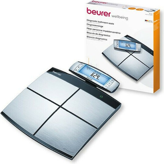 Beurer Smart Ζυγαριά 180kg με Λιπομετρητή & Bluetooth Ασημί 74812