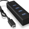 Icy Box USB 3.0 Hub 4 Θυρών με σύνδεση USB-C