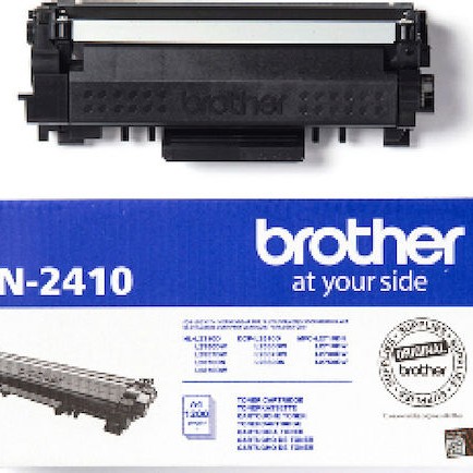 Brother TN-2410 Γνήσιο Toner Laser Εκτυπωτή Μαύρο 1200 Σελίδων (TN-2410)