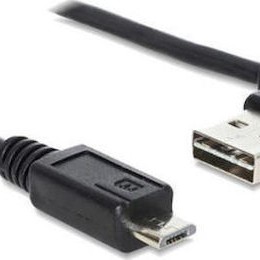 DeLock Regular USB 2.0 to micro USB Cable Μαύρο 0.5m (85163)