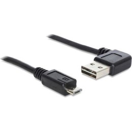 DeLock Regular USB 2.0 to micro USB Cable Μαύρο 0.5m (85163)