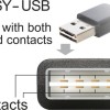 DeLock Regular USB 2.0 to micro USB Cable Μαύρο 0.5m (85163)