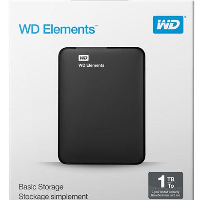 Western Digital Elements Portable USB 3.0 Εξωτερικός HDD 1TB 2.5