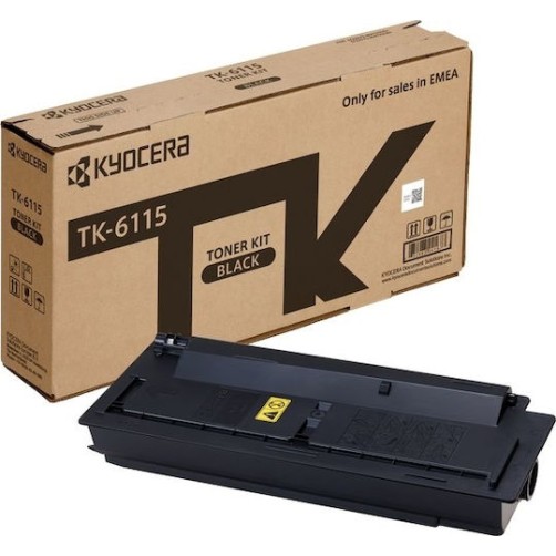Kyocera TK-6115 Γνήσιο Toner Laser Εκτυπωτή Μαύρο 15000 Σελίδων (1T02P10NL0)